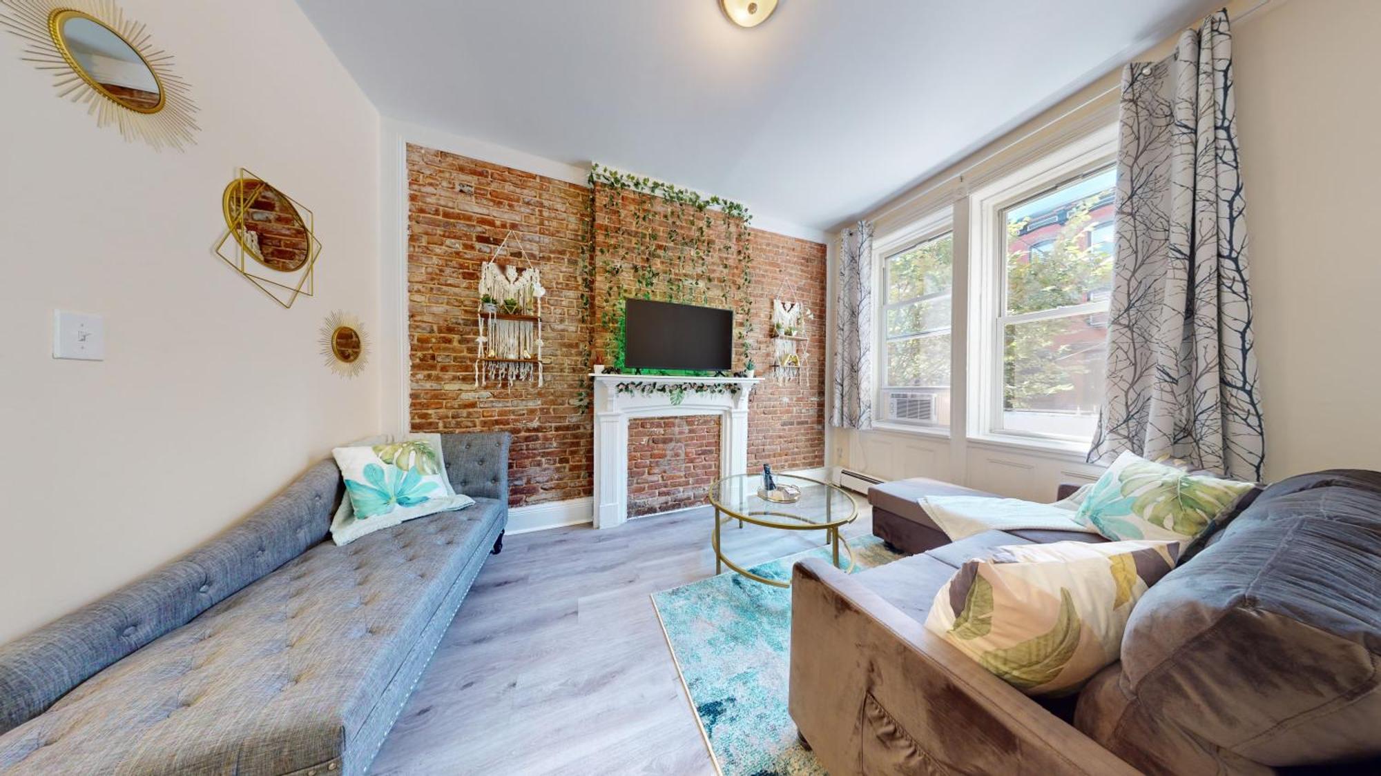 Minutes To Nyc Sleeps 5 Apartment Hoboken Exterior foto