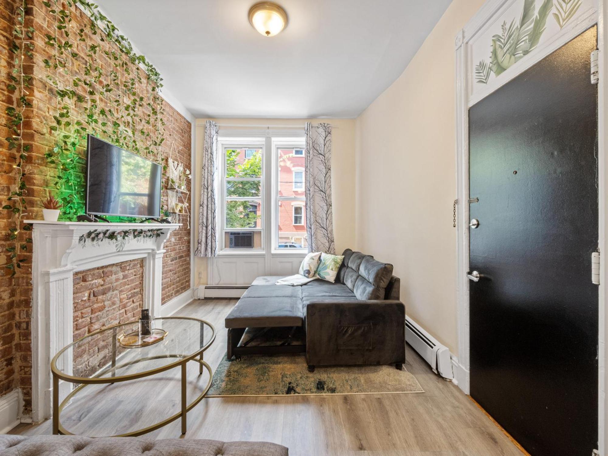 Minutes To Nyc Sleeps 5 Apartment Hoboken Exterior foto